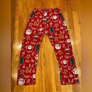 The Children's Place Red Festive Pajama Bottoms